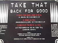 Back for Good [CD], 1