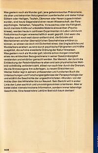 Was gestern noch als Wunder galt, 1