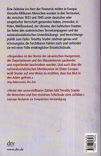 Bloodlands - Europa zwischen Hitler und Stalin, 1