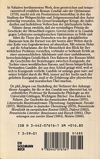 Candide oder der Optimismus, 1