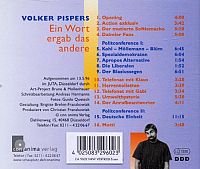 Ein Wort Ergab das Andere [CD], 1