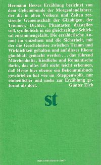 Die Morgenlandfahrt, 1