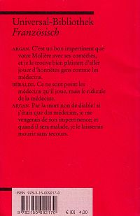 Le Malade imaginaire, 1