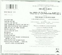 Highlights from The Phantom of the Opera [CD], 1