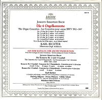 Die 6 Orgelkonzerte - BWV 592-597 [Vinyl], 1