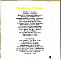 Moskauer Nächte [Vinyl], 1