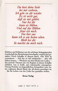 Ich will zart sein mit dir, 1