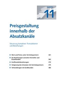 Strategie und Taktik in der Preispolitik, 1