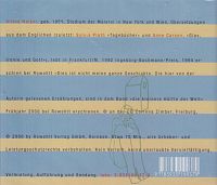 Die kleinere Hälfte der Welt, 1