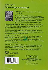 Entwicklungsneurobiologie [DVD], 1