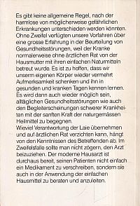 Rezepte aus Grossmutters Hausapotheke, 1