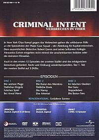 Criminal Intent - Verbrechen im Visier - Staffel 2 [DVD], 1