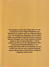 Vom richtigen Zeitpunkt, 1