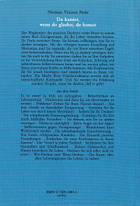 Du kannst, wenn Du glaubst, Du kannst, 1