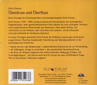 Überdruss und Überfluss, 1