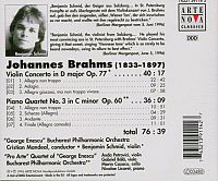 Brahms - Violin Concerto Op. 77 / Piano Quartet No. 3 [CD], 1