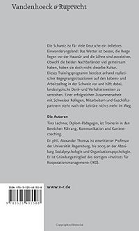 Beruflich in der Schweiz - Trainingsprogramm für Manager, Fach und Führungskräfte, 1