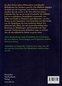 Die Geschichte der Hässlichkeit, 1
