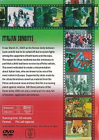 Italian Sundays - Tolleranza Zero [DVD], 1
