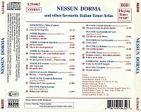 Nessun Dorma and other Favourite Italian Tenor Arias [CD], 1