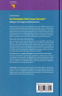 Im Dunkeln hört man besser?, 1