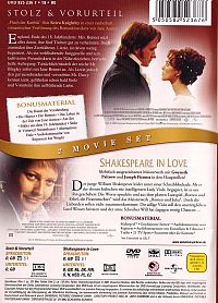 Stolz Vorurteil & Shakespeare in Love [DVD], 1