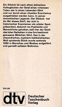 Der Dibbuk - Dramatische jüdische Legende, 1