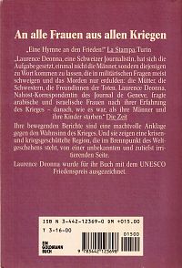 An alle Frauen aus allen Kriegen, 1