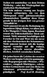 Das Reich des Schamanen, 1