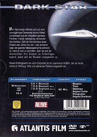 Dark Star - 30th Anniversary Jubiläums Edition [DVD], 1
