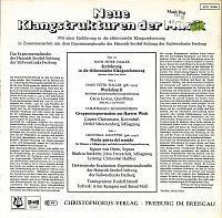 Neue Klangstrukturen der Musik [Vinyl], 1