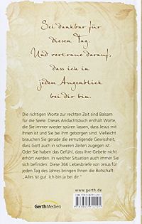 Ich bin bei dir - 366 Liebesbriefe von Jesus, 1