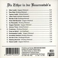 Die Zither in der Bauernstub'n [CD], 1