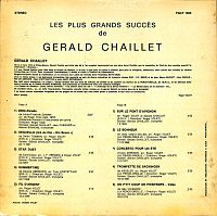 Les plus grands succés de Gerald Chaillet  [Vinyl], 1