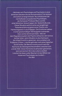 Das Harmoniegesetz in uns, 1