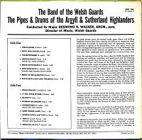 The Massed Bands, Pipes & Drums Of The Welsh Guard And The Argyll And Sutherland Highlanders On Tour [Vinyl], 1