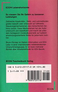 So steuern Sie Ihr Gehirn zu besseren Leistungen - Cerebralkybernetik, 1