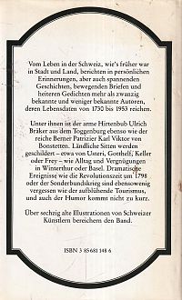 Wie's früher war im Schweizerland, 1