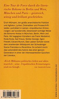 Unpolitische Erinnerungen, 1