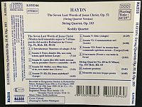 The Seven Last Words of Jesus Christ: Op. 51 - String Quartet - Op. 103 [CD], 1
