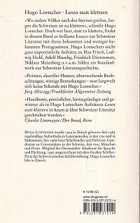 Lesen statt klettern, 1