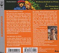 Weihnachtslied in Prosa & das Heimchen am Herde, 1