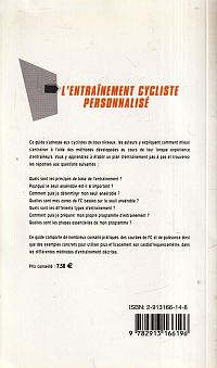 L'entrainement cyclisme personnalisé, 1
