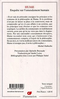 Enquête sur l'entendement humain, 1