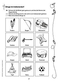Lernwerkstatt Indianer 1. /2. Klasse, 3