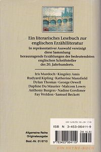 Englische Erzähler des 20. Jahrhunderts, 1