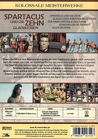 Spartacus und die zehn Gladiatoren [DVD], 1