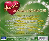 Herzlichst - Volkstümliche Schlager [CD], 1