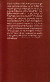 Plätze und Brücken der Zürcher Altstadt, 1