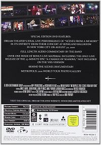 Dream Theater - Metropolis 2000: Scenes from New York [DVD], 1